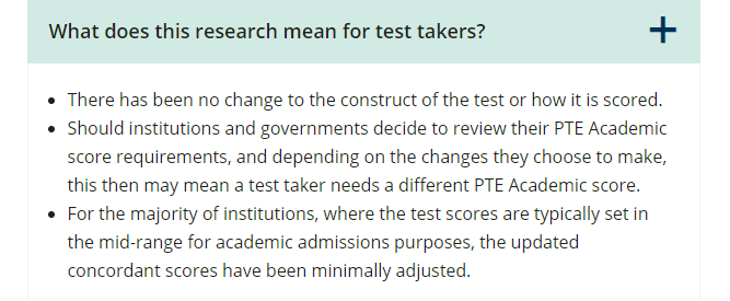 PTE 与雅思分数换算产生变动，会影响申请吗？