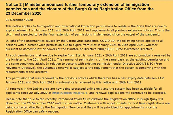 【盘点】2020爱尔兰移民4大利好政策变更!