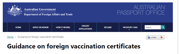 澳外交部官宣：正式认可中国科兴疫苗！国内申请疫苗接种证明最新指南出炉！