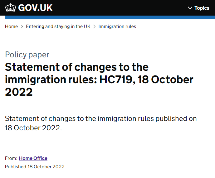 英国移民法秋季修正案正式发布，创新签证变政或将延至2023年春季！